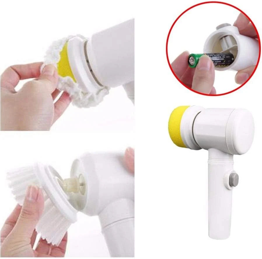 LurexaZone™ Cleaning Magic Electric Brush – 5-in-1