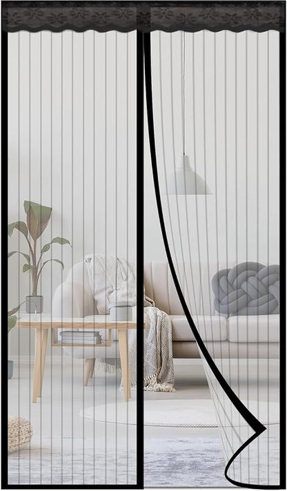 Magic Mesh Hands-Free Screen Door – Automatic Magnetic Closure | LurexaZone
