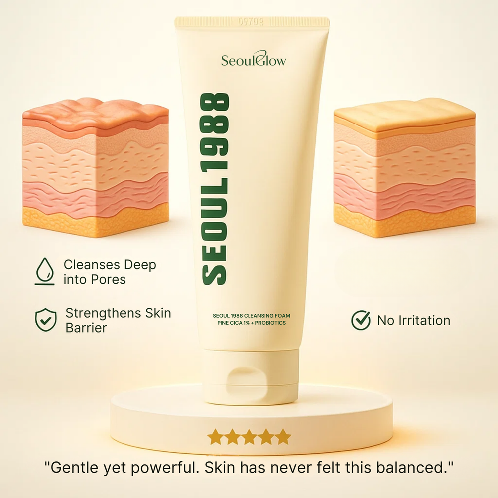 Seoul 1988 Cleansing Foam (Pine Cica 1% + Probiotics)