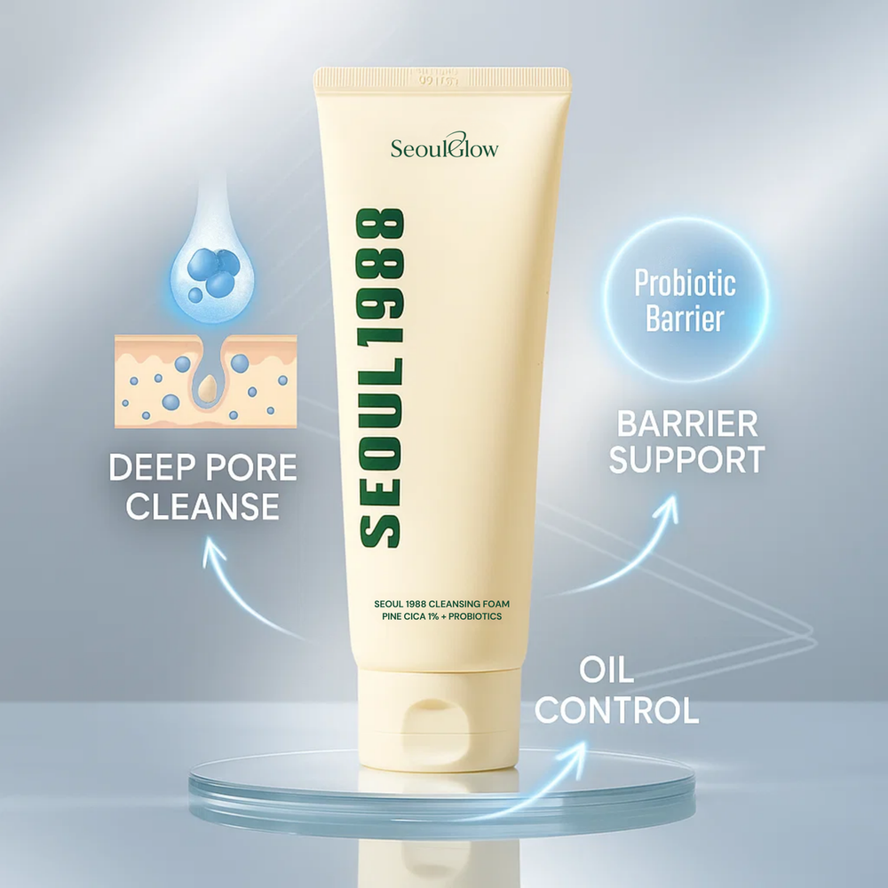 Seoul 1988 Cleansing Foam (Pine Cica 1% + Probiotics)